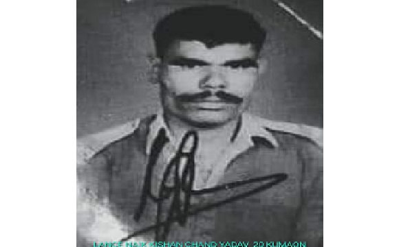 Lance Naik Kishan Chand Yadav, Shaurya Chakra (Posthumous) — 20 Kumaon, The Kumaon Regiment