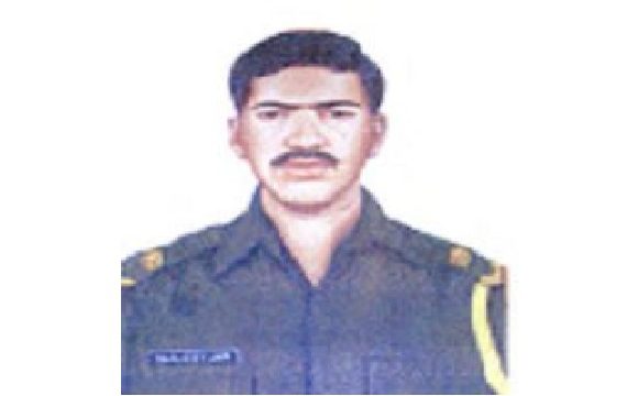 Lieutenant Sanjeev Jain, Sena Medal — Army Service Corps, attached to 7 Dogra