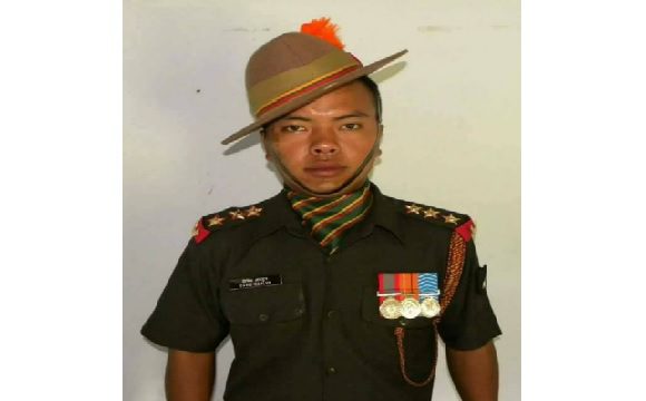 Major David Manlun, Kirti Chakra — 164 Infantry Battalion (Territorial Army), affiliated to The Naga Regiment (commissioned in 1 Naga)