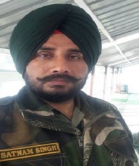 Naib Subedar Satnam Singh, Sena Medal — 3 Medium Regiment, Regiment of Artillery