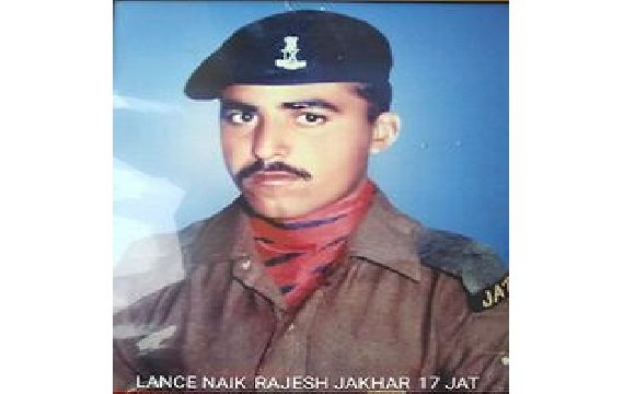 Lance Naik Rajesh Jakhar, Mention in Despatches — 17 Jat