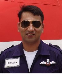 Wing Commander Dheeraj Bhatia — 52 Squadron, Surya Kiran Aerobatic Team